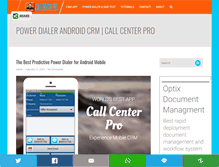 Tablet Screenshot of mycallcenterapp.com